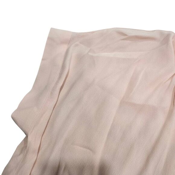 J. Crew Point Sur Drapey Popover‎ Top Women's Small Blush Pink V-Neck Blouse NWT - Picture 5 of 8